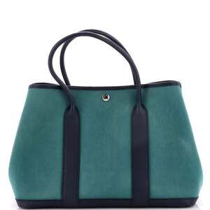 Hermes Garden Party Tote Toile And #237599H23B